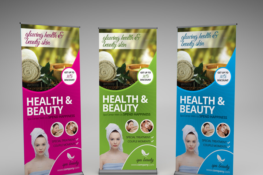 Beauty Spa Roll-up Banner in Templates - product preview 8