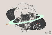 Skull Label - Dead Space
