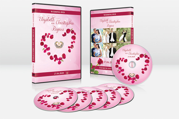 Wedding DVD cover in Stationery Templates - product preview 1