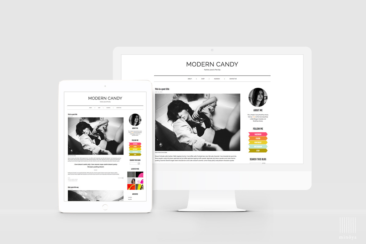 Bold + Chic WordPress Theme in WordPress Blog Themes - product preview 8