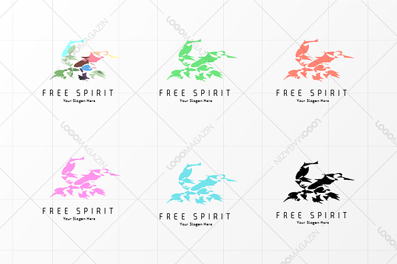 Abstract Bird Logo  in Logo Templates - product preview 3