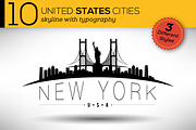 10 USA Cities Skylines