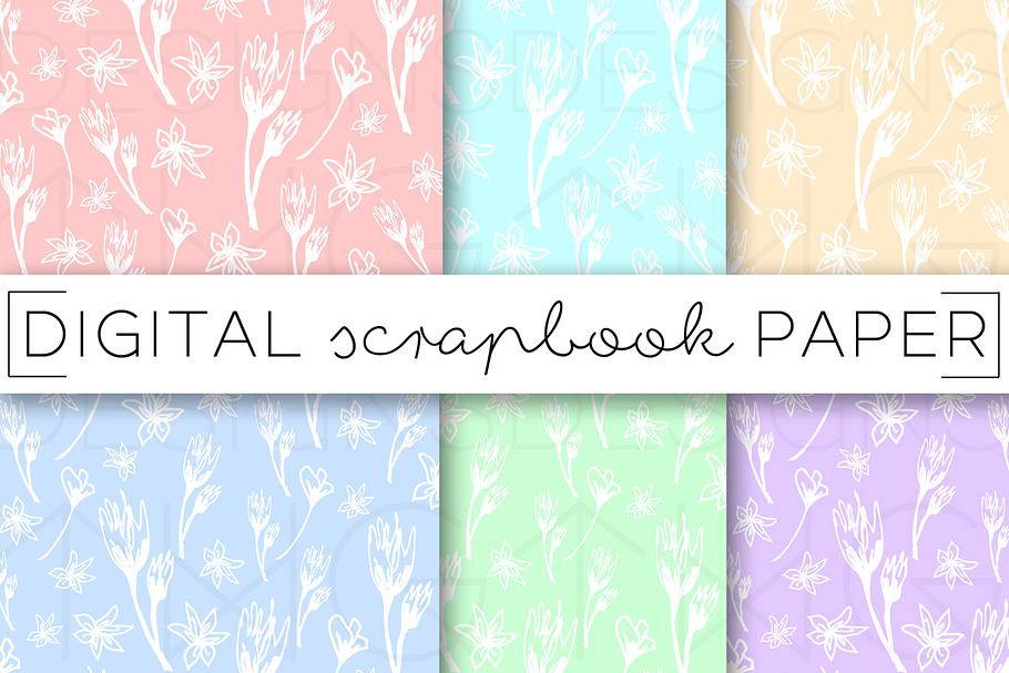 Simple Foliage Digital Paper in Patterns - product preview 8