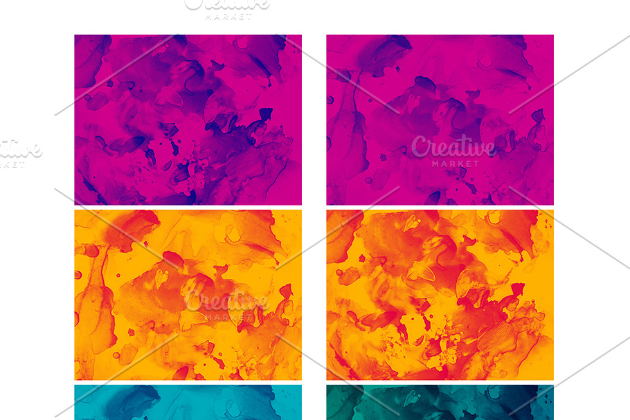 14 Abstract Watercolor Backgrounds in Textures - product preview 8