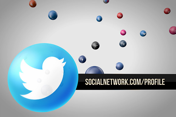 Social Media Spheres PS Template in Logo Templates - product preview 4
