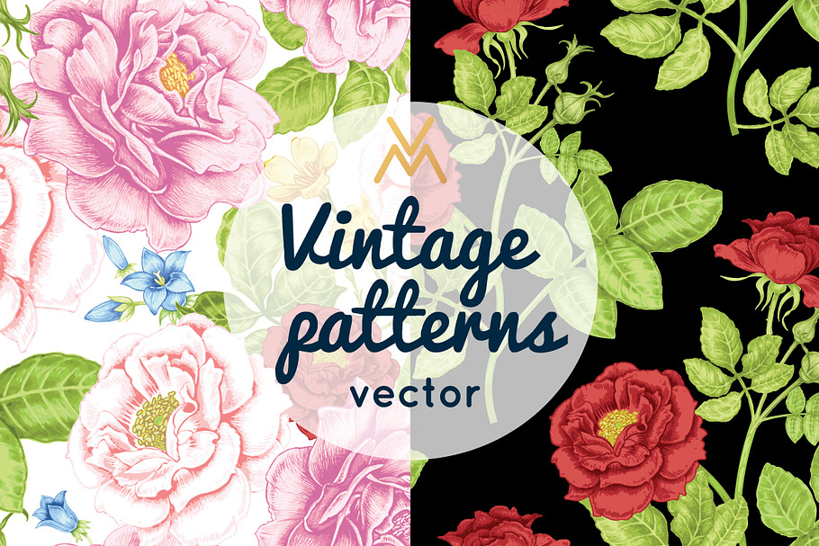 Floral patterns. Roses in Patterns - product preview 8