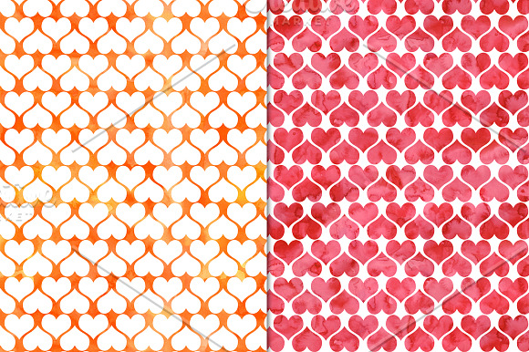 Warm Watercolor Polka Dot Patterns in Patterns - product preview 1