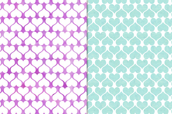Cool Watercolor Pattern Backgrounds in Patterns - product preview 2