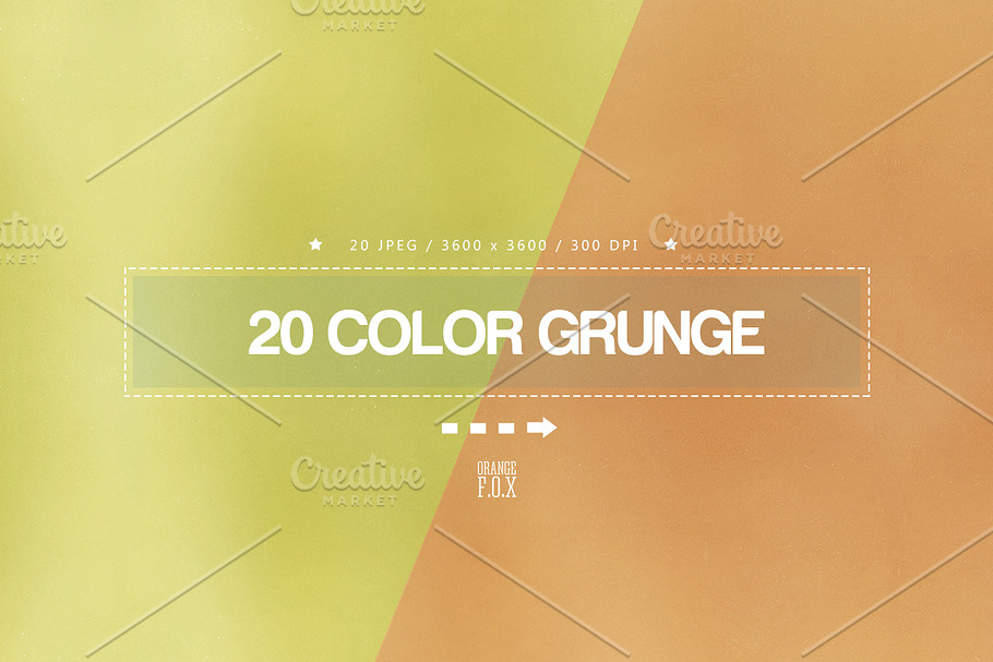 20 Color Grunge Texture