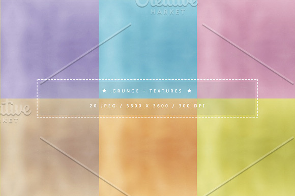 20 Color Grunge Texture in Textures - product preview 1