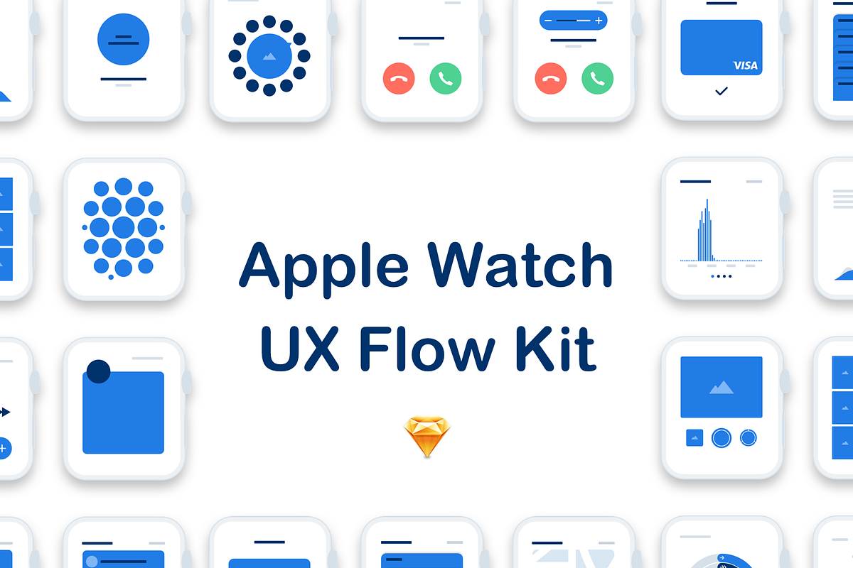 Apple Watch UX Flow Kit in Product Mockups - product preview 8