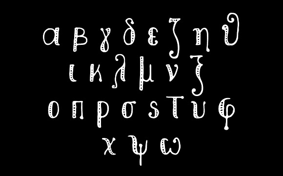 Nikolaidis Handwrinting font in Greek Fonts - product preview 3
