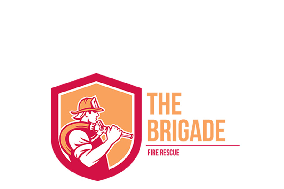 The Brigade Fire Rescue Logo in Logo Templates - product preview 8