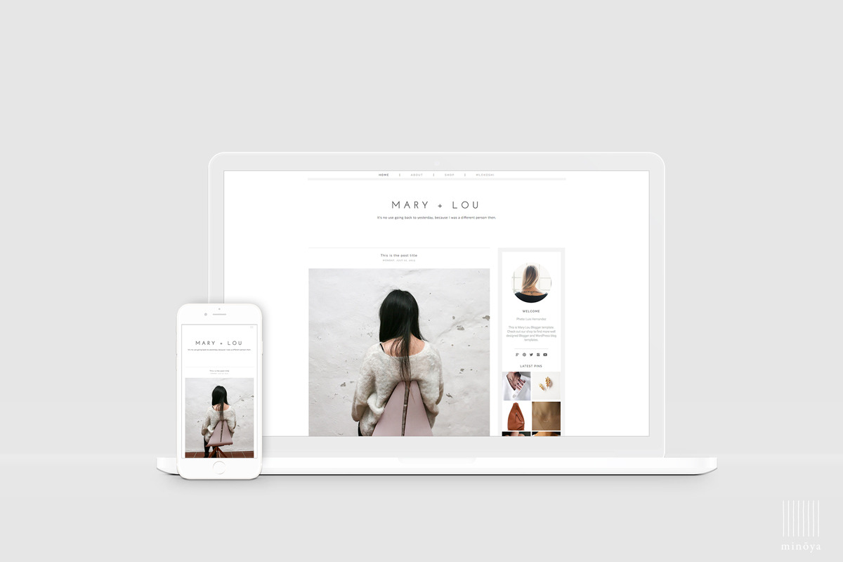 Scandinavian Style Blogger Theme in Themes - product preview 8