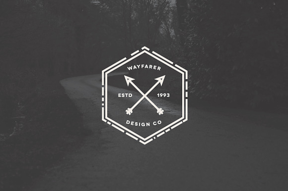 Vintage Line Badges in Logo Templates - product preview 4