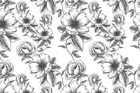 7 Flower patterns in Patterns - product preview 2