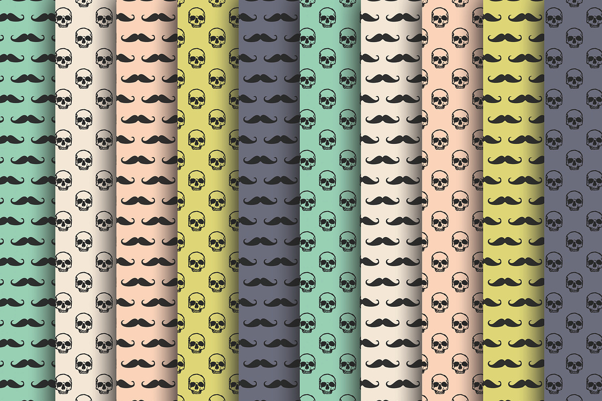 Seamless Hipster Digital Papers in Patterns - product preview 8