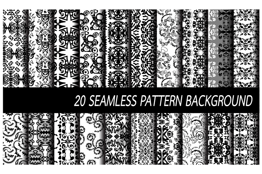 Abstract seamless pattern background in Patterns - product preview 8