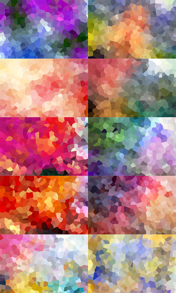 Abstract Crystall Backgrounds in Textures - product preview 2