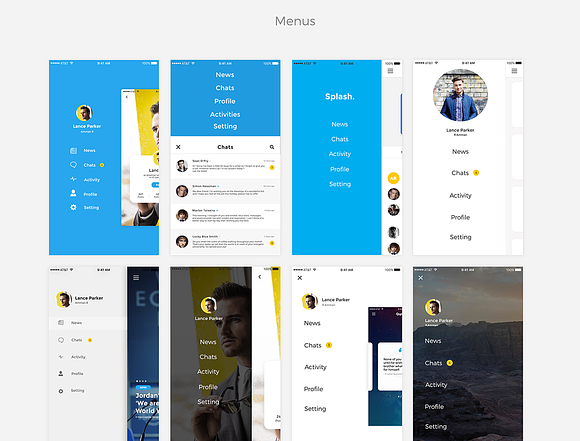 Splash. UI Kit in Templates - product preview 3