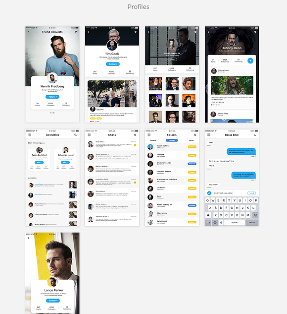 Splash. UI Kit in Templates - product preview 5