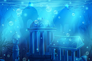 Atlantis seamless underwater city