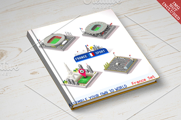 Game Set EURO 2016 France Stadium in Illustrations - product preview 2