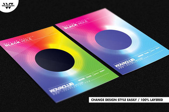 MINIMAL CIRCLE Flyer Template in Flyer Templates - product preview 1