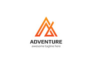 Adventure Letter A Logo