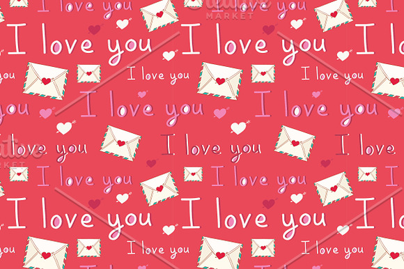 Vector Valentine's Day patterns. in Patterns - product preview 2