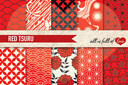 10 Japanese Background Patterns Pack
