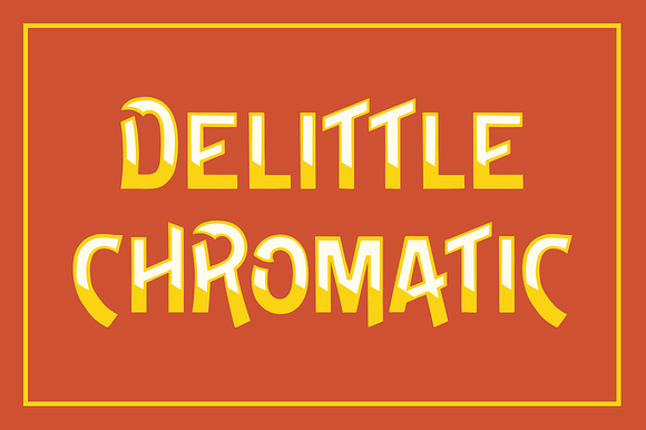 Delittle Chromatic in Display Fonts - product preview 3