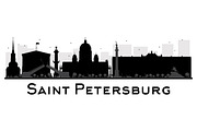 Saint Petersburg City skyline 