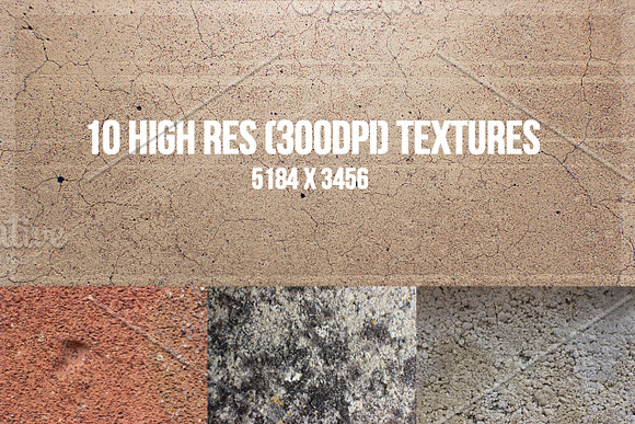 10 Concrete Grunge Textures in Textures - product preview 2