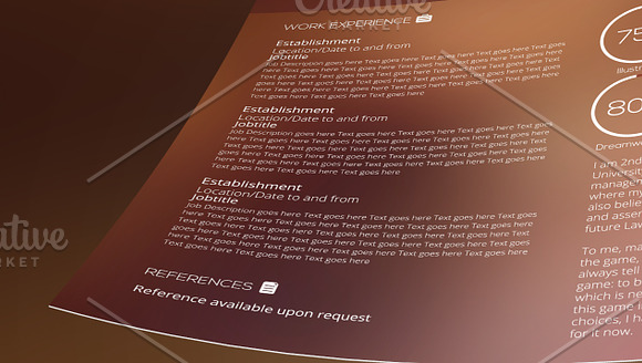 The Muffin Collection CV in Resume Templates - product preview 3
