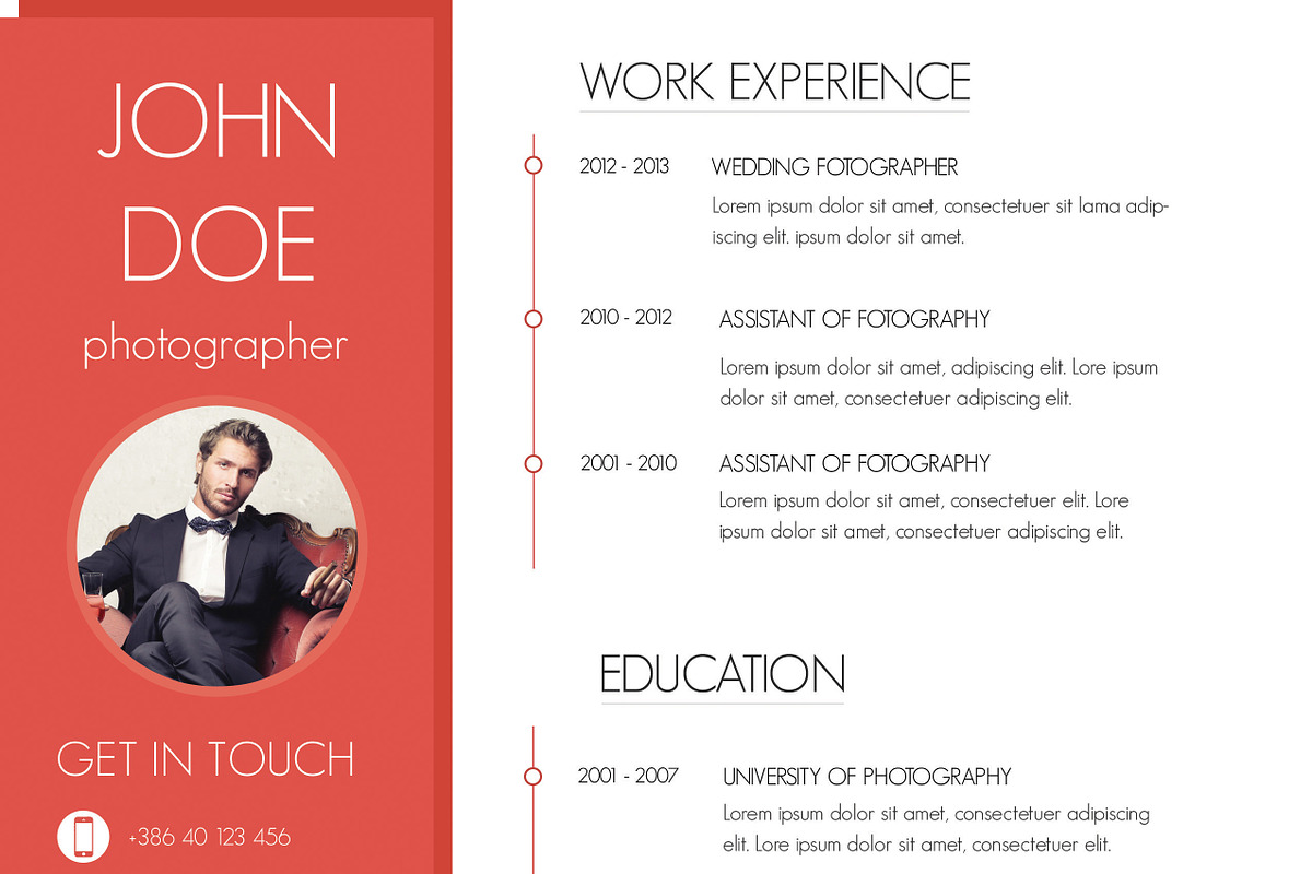 A Colorful and Modern Resume in Resume Templates - product preview 8