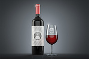 Wine Bottle 3D Layer