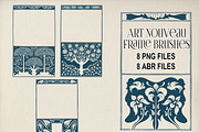 Art Nouveau Frame Brushes & PNGs