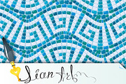 Seamless mosaic patterns