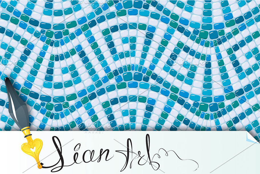 Seamless mosaic patterns in Patterns - product preview 8