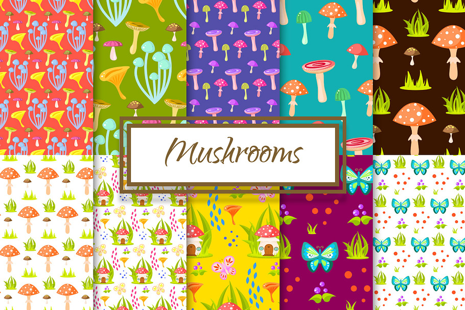 Magic Mushroom Patterns