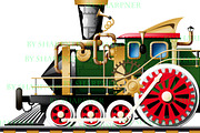 Steampunk Steam locomotive