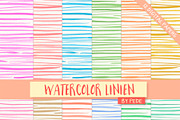 Watercolor linien digital paper
