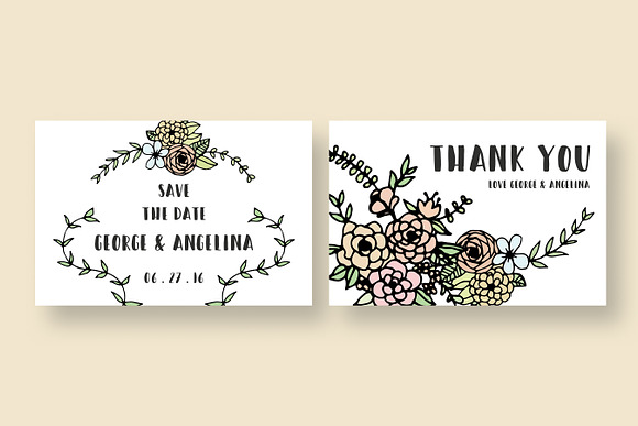 Fun Wedding Invitation Suite in Wedding Templates - product preview 2