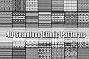 Seamless Ethnic Patterns Set