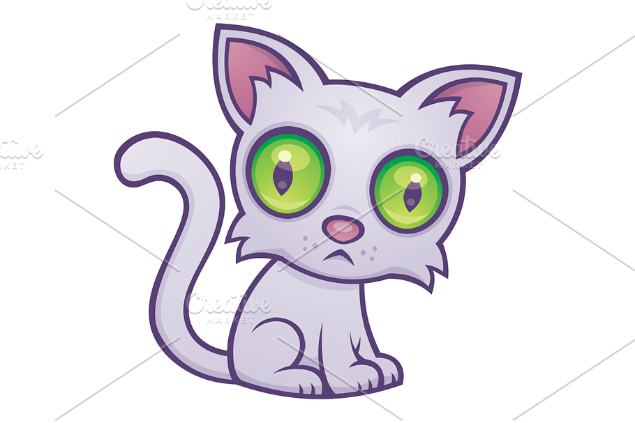 Cute Kitten in Illustrations - product preview 8