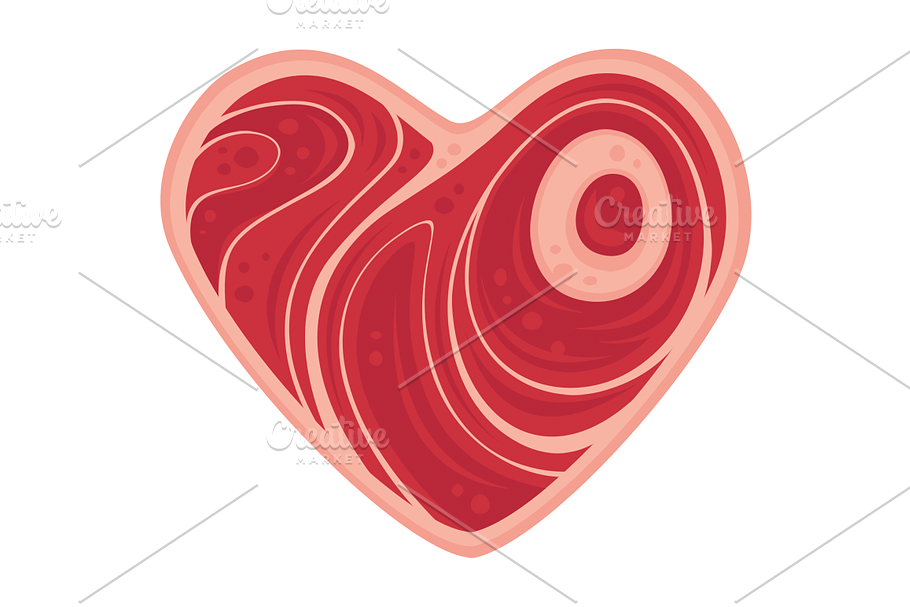 Meat Heart in Illustrations - product preview 8