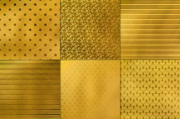 Gold Foil Textures, Gold Backgrounds in Textures - product preview 9