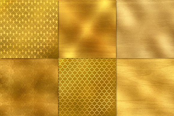 Gold Foil Textures, Gold Backgrounds in Textures - product preview 10