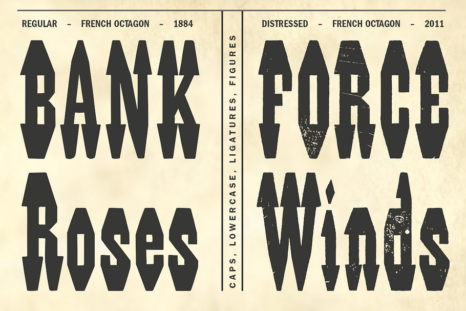 French Octagon in Display Fonts - product preview 8
